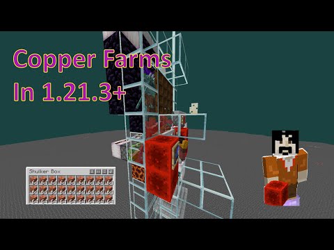 Copper&Trident farms in MC 1.21.3 (Minecraft Java 1.21.3+)
