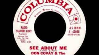 SEE ABOUT ME-DON COVAY &amp; THE GOODTIMERS