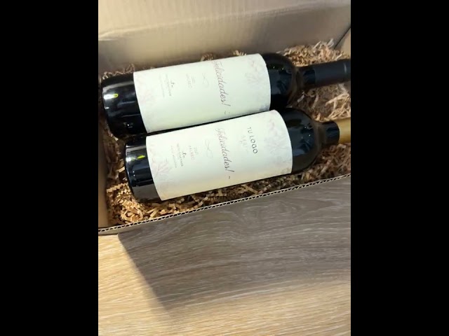 Vídeo relacionado con Tissting Caja de Vino de Madera, Impreso Patrón de Alcohol Botella de Regalo Embalaje Champagne Almacenamiento para Navidad, Cumpleaños, Boda, Día de San Valentín, Aniversario
