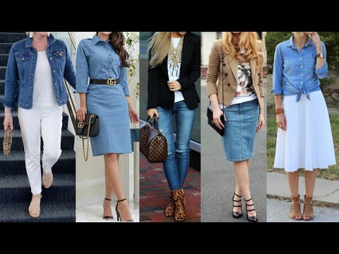 IDEAS para LUCIR ROPA JEANS DENIM y MEZCLILLA /CONJUNTOS de ROPA con PRENDAS DENIM MEZCLILLA JEANS