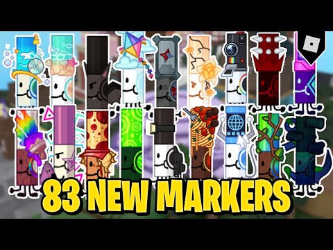 How to get ALL 83 NEW MARKERS in FIND THE MARKERS || Roblox