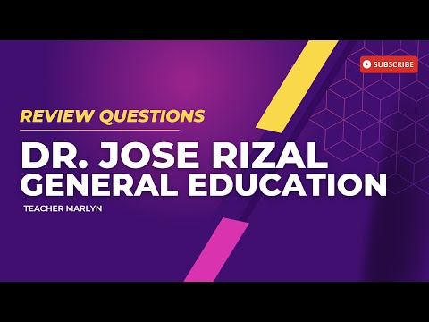 GENED (Jose Rizal) with Rationalization PART I