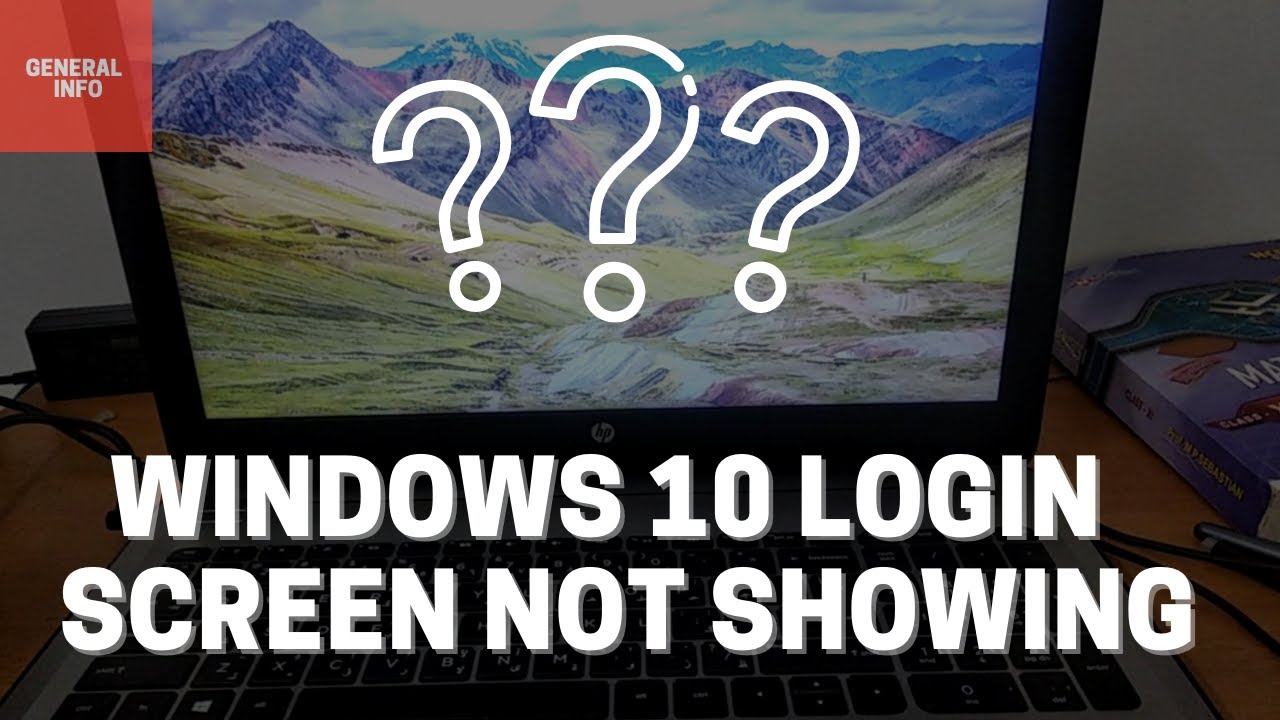 How do I get to the Windows login screen?