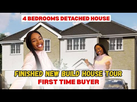 EMPTY HOUSE TOUR UK - Luxury Kitchen - New Build 2025 - First time Buyer -  4-bedroom semi detached