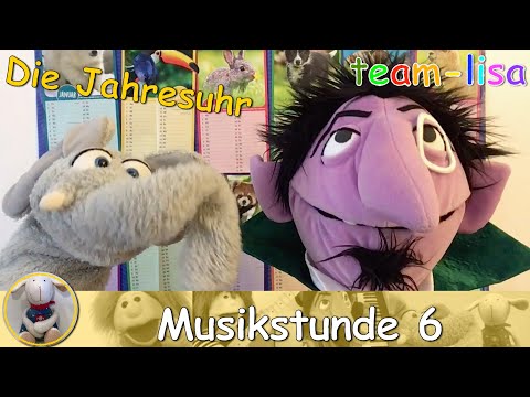 Musikstunde 6 - Die Jahresuhr - Grundschule - Musikunterricht - mitsingen - Kinderlieder - Witz