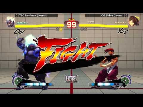 USF4 Grand Finals @ NLBC #144 - TSC Santhrax vs OG Shine [720p/60fps]