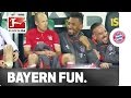 Laughter on the Bayern Bench - Robben Not Amused