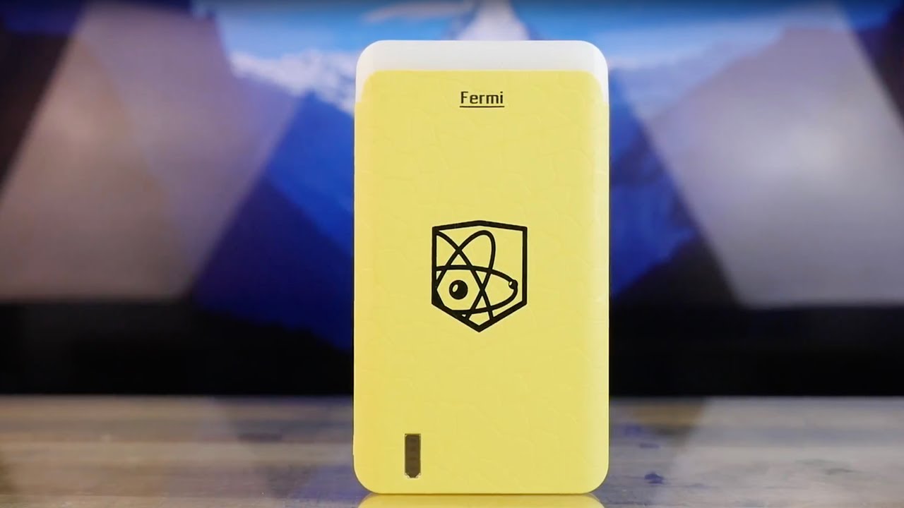 Портативная батарея Fermi 6000mAh yellow (B06) video preview