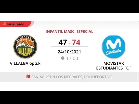 Infantil masc 08 B VILLALBA OPTI.K - ESTUDIANTES