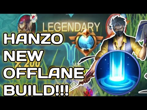 HANZO NEW OFFLANE BUILD!!!NOW THIS IS WHAT YOU CALLED PURE DAMAGE!!!