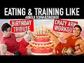 EATING & TRAINING Like Arnold Schwarzenegger | Birthday Tribute | Arms & Shoulder Workout