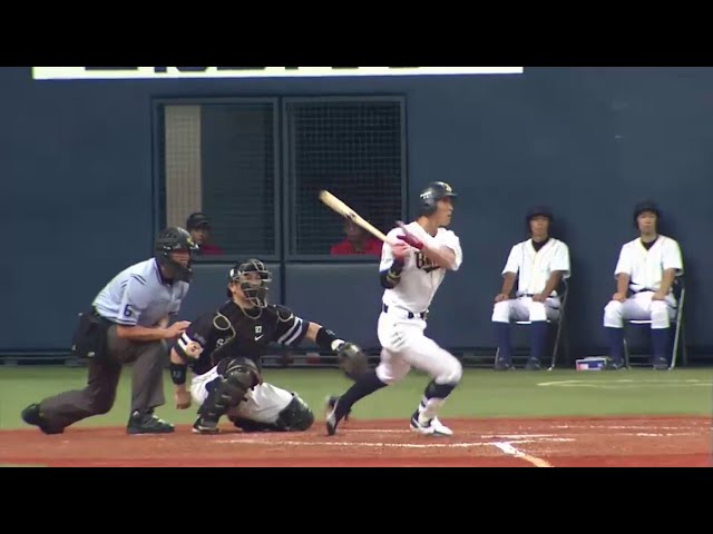 【4回裏】バファローズ駿太が鮮やかな一発!! 3号ソロHRで追加点を奪い4-0!! 2014/8/15 Bs-H