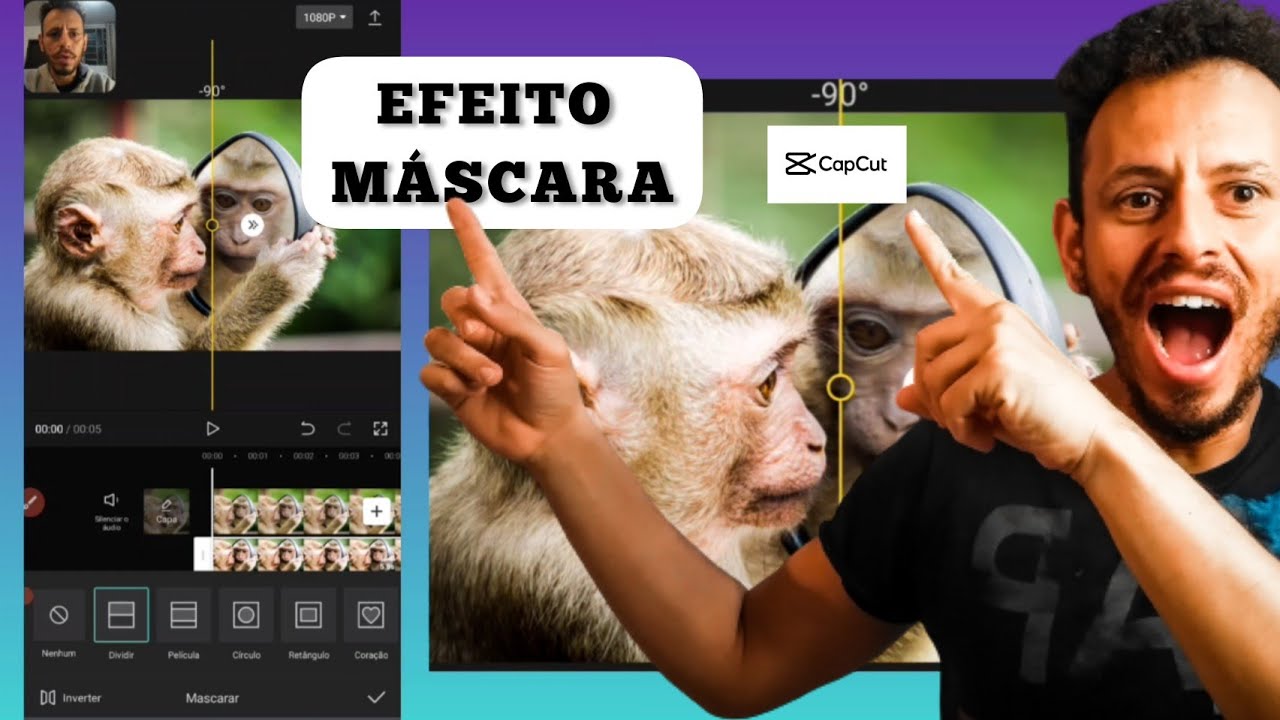 (PASSO A PASSO) Como usar a ferramenta MÁSCARA no CAP CUT🎭