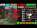 Free Fire Headshot Setting After Ob50 Update 2025 Best Sensitivity Settings ️ Sensitivity Setting