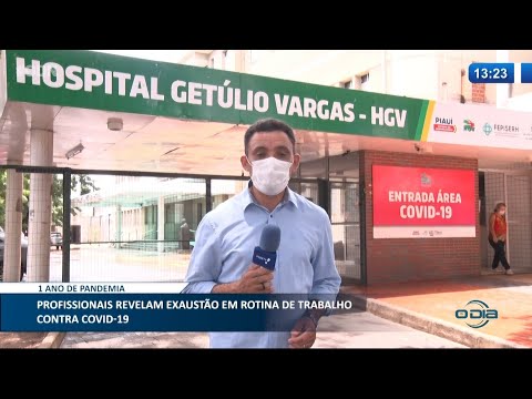 Profissionais revelam exaustão em rotina de trabalho contra Covid-19 22 03 2021