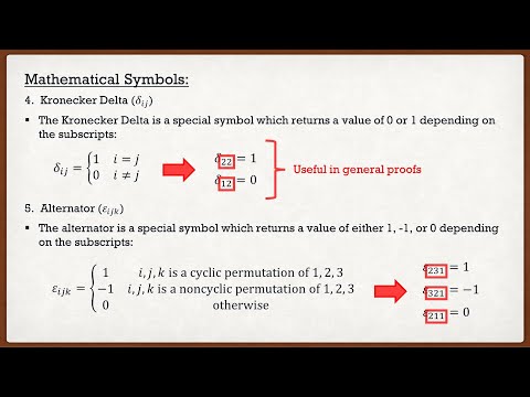 Intro to Continuum Mechanics Lecture 1 | Mathematical Preliminaries