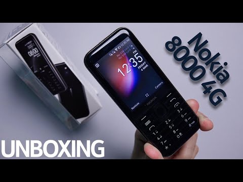 Nokia 8000 4G Unboxing Review