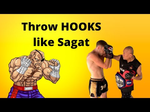 “Street Fighter” Sagat’s Powerful Hook Punches