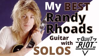 Randy Rhoads early years Best Guitar Solos with Quiet Riot