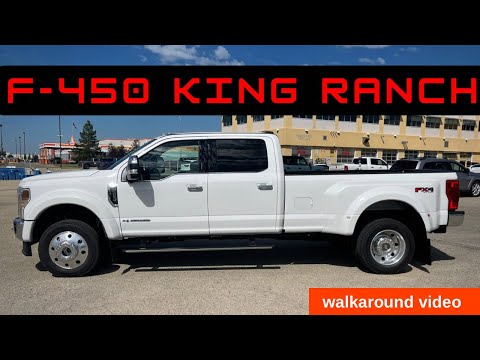 2022 Ford F-450 King Ranch walkaround video