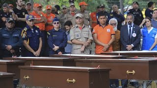 Nine African migrants buried in secular ceremony in Brazil