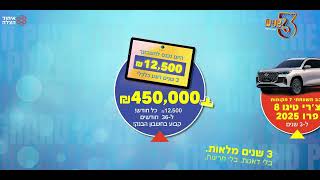 הגרלת הצדקה השנתית למען מתנדבי איחוד הצלה כבר 11 שנים ברציפות