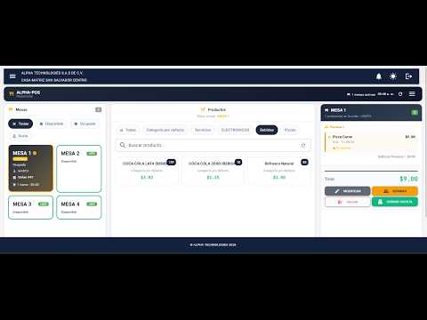 Miniatura del tutorial: Alpha-POS Restaurante y Facturación Electrónica