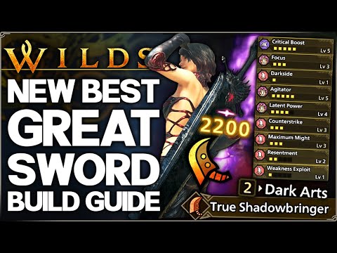 Monster Hunter Wilds - New Best OP Great Sword Build - Highest Damage Possible Title Update 3 Guide!