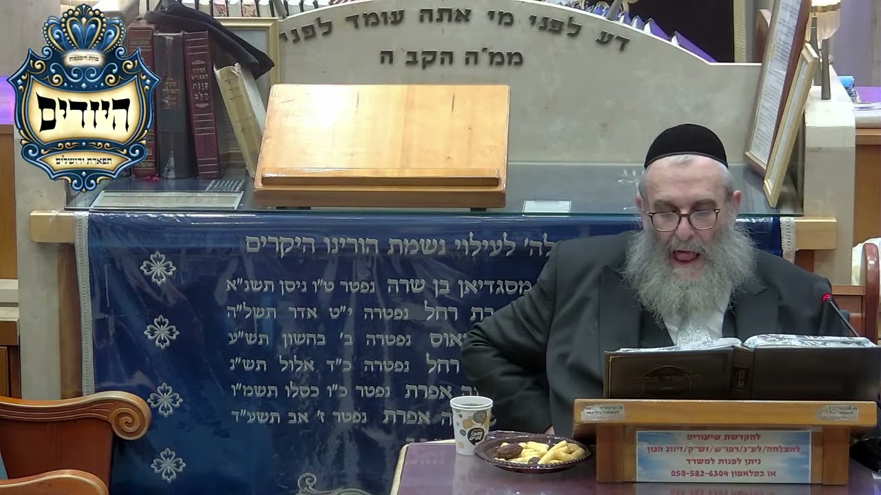 הרב יהושע ויזגן מסכת חולין דף עו עמוד א' המשך