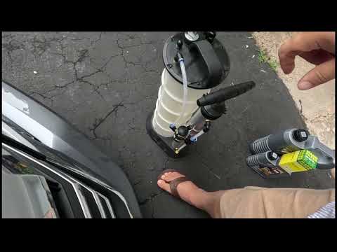 The complete oil change process for the 2020 Volkswagen VW NMS Passat 4 cylinder 2.0 turbo engine 