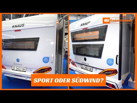 Südwind oder Sport? Der Knaus 540 FDK Wohnwagen-Vergleich - [Modell 2022] | Caravan Salon 2021