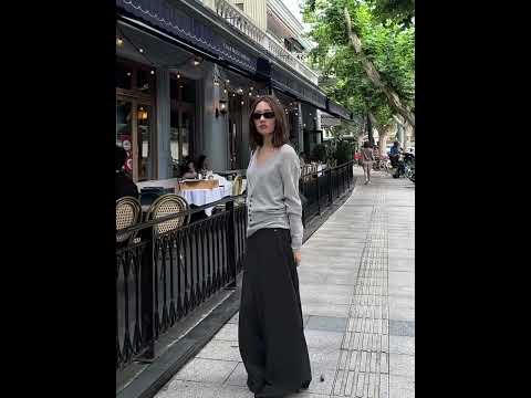 羊駝毛小吊帶+毛衣兩件套