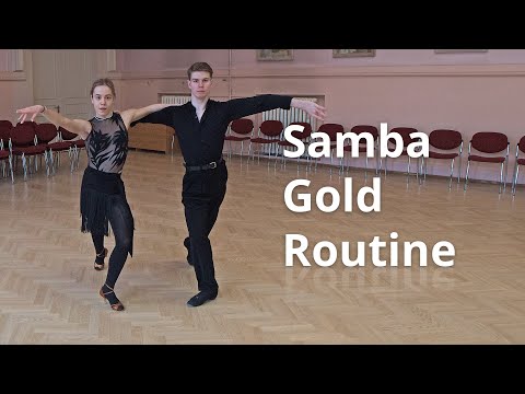 Samba Gold Level Choreography | Promenade to Counter Promenade Run, Rolling Off The Arm