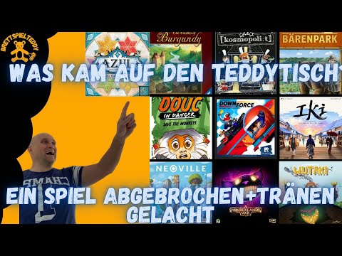 Was kam auf den Teddytisch - Gespielte Spiele und meine Meinung - Brettspiel Teddy - Board Games