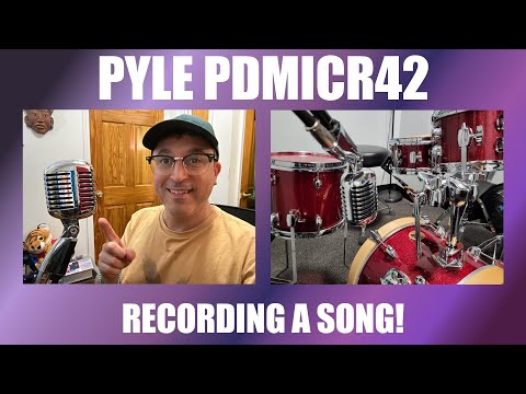Pyle PDMICR42 Retro Microphone - Recording a full song using only this Mic!