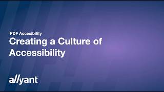 PDF Accessibility Q&A Series | How to Create a Culture that Embraces Accessibility