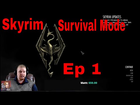 Skyrim Anniversary Edition - Survival Mode (Episode 1)
