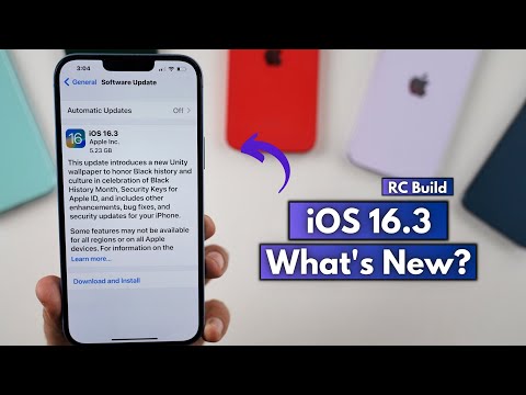 iOS 16.3 RC Released | What's New?