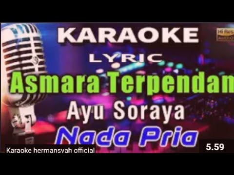 karaoke asmara terpendam nada  pria