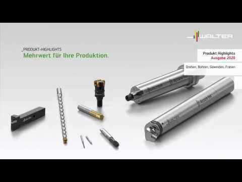 Präzisionswerkzeuge Produkt Innovationen 2019-1 Drehen, Bohren, Gewinden, Fräsen - Walter Tools