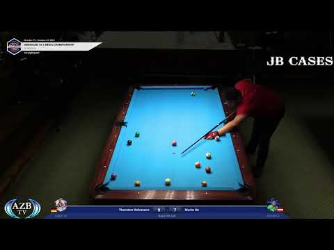 2021 American 14.1 Straight Pool Championship - Thorsten Hohmann vs Mario He