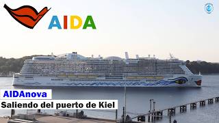 Cruise AIDAnova departure port of Kiel