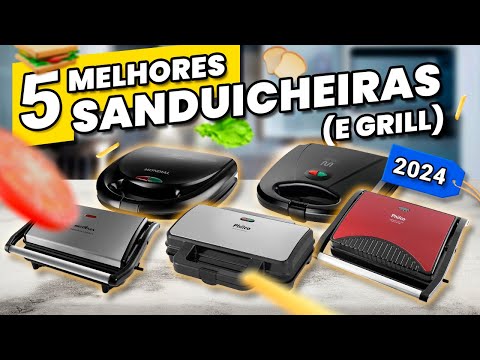 As 5 MELHORES SANDUICHEIRA GRILL de 2024!✅ (Melhores Sanduicheiras)