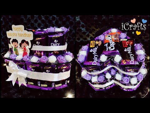 Dairymilk chocolate Tower, Chocolate hamper, Rakhi special chocolate tower, Raksha Bandhan gift idea