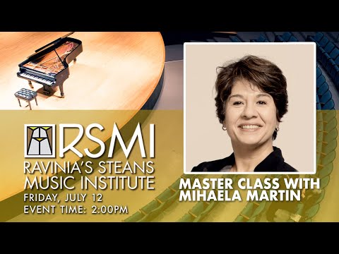 Mihaela Martin, Master Class: Ravinia's Steans Music Institute, 2019