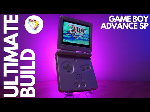 EASIEST way to make the ULTIMATE Gameboy Advance SP! FunnyPlaying IPS Screen and Retro Modding Shell