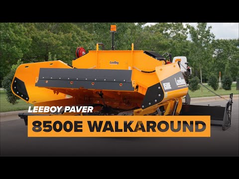LeeBoy 8500E Asphalt Paver | LeeBoy Product Walkaround