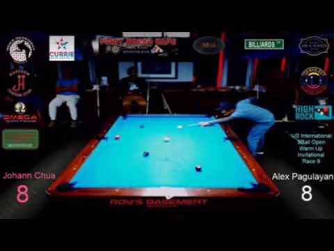Johann Chua vs. Alex Pagulayan - Final rack of First Break all-pro mini-tournament!