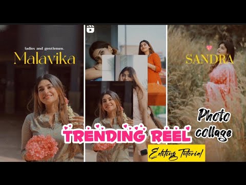 collage reel editing tutorial || anutechnology || reel editing