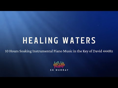 10 Hours Soaking Instrumental Piano Music, 444Hz Key of David for prophetic prayer spiritual warfare